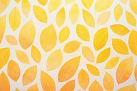 Yellow leaves Risograph printing backgrounds pattern texture.