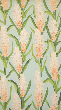Tuberose flower blooms pattern backgrounds wallpaper.