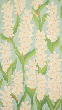 Tuberose flower blooms pattern backgrounds wallpaper.