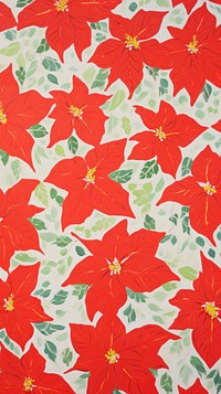 Blooming poinsettia flowers pattern backgrounds plant.