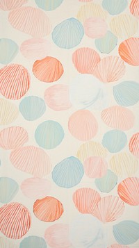 Pearl sea shells pattern backgrounds wallpaper.