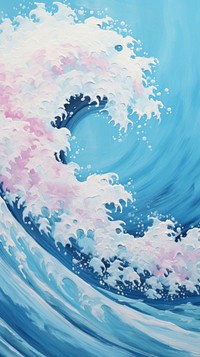 Abstract wallpaper painting nature ocean.