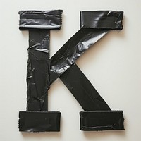 Tape letters K black text accessories.