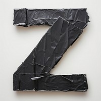 Tape letters Z black white background accessories.