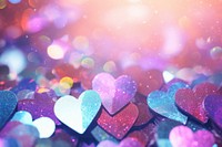 Holographic heart background glitter backgrounds illuminated.