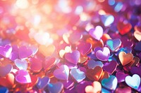 Holographic heart background glitter backgrounds petal.