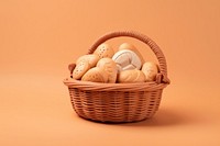 Breads in basket food cute recreation.