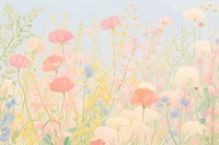 Summer meadow backgrounds outdoors painting.