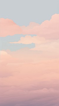 Pastel pink sunset sky and cloudy backgrounds outdoors horizon.