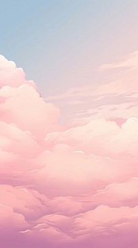 Pastel pink sunset sky and cloudy backgrounds outdoors nature.
