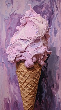 Purple gelato texture dessert cream food.