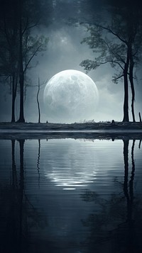 Grey tone wallpaper moon reflection astronomy outdoors.