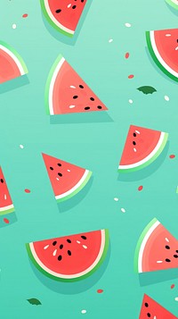 Watermelon pattern fruit plant.