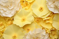 Old pastel yellow paper flower backgrounds petal.