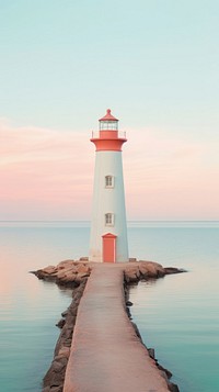 Lighthouse wallpaper outdoors architecture building.