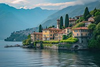 Italy waterfront landscape outdoors.