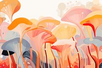 PNG Mushrooms backgrounds abstract painting.