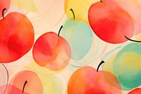 Apples backgrounds abstract painting.