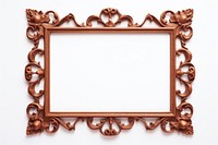 Copper Rectangle frame vintage backgrounds rectangle white background.