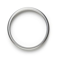 Aluminum circle frame vintage platinum jewelry silver.