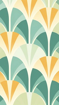 Overlapping art deco pattern wallpaper architecture.