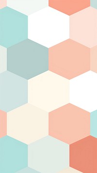 Overlapping hexagon seamless pattern backgrounds repetition.