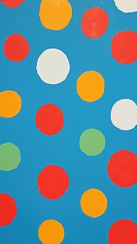 Polka dot pattern backgrounds paint.