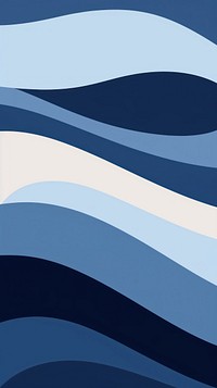 Indigo waves and grey backgrounds abstract shape.