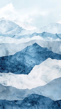 Winter wallpaper landscape mountain abstract.