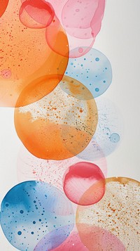 Watercolor wallpaper abstract palette shape.