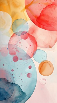 Watercolor wallpaper abstract painting palette.