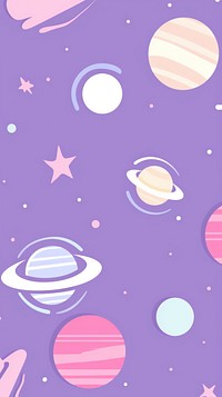 Cute galaxy illustration astronomy outdoors pattern.