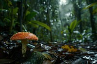 Poison mushroom outdoors nature fungus.