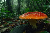 Poison mushroom fungus agaric plant.