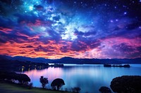 Galaxy background landscape outdoors nature.