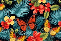 Hawaiian butterfly outdoors pattern flower.