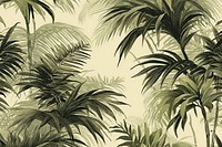 Hawaiian palm leaves pattern nature plant.