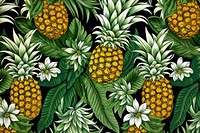 Hawaiian pineapples pattern plant fruit.