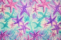 Hawaiian Starfish pattern starfish purple.