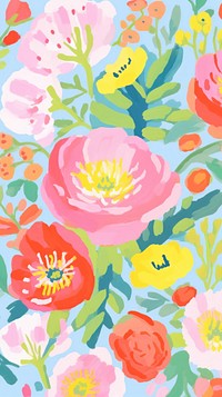 Cute floral wallpaper art backgrounds abstract.