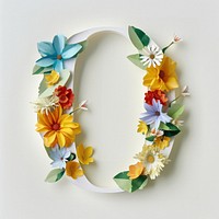 Letter Number 0 font flower plant accessories.