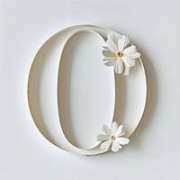 Letter Number 0 font flower jewelry plant.