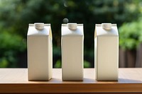 White milk boxs bottle container porcelain.