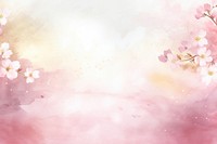 Sakura watercolor background backgrounds outdoors blossom.