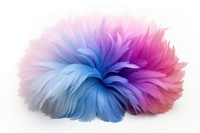 3d render of a gradient fluffy shape in surreal abstract style white background lightweight erinaceidae.