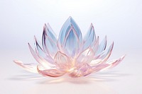3d render of a lotus in surreal abstract style flower petal plant.