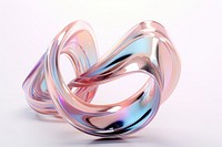 3d render of a music in surreal abstract style jewelry metal text.