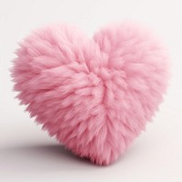 Heart pink softness textile.
