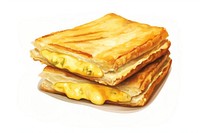 Grilled Cheese sandwich dessert pastry bread.