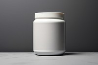 Protein powder jar porcelain gray drinkware.